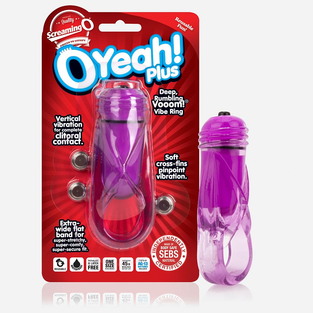 Screaming O OYeah! Plus Ring – Purple
