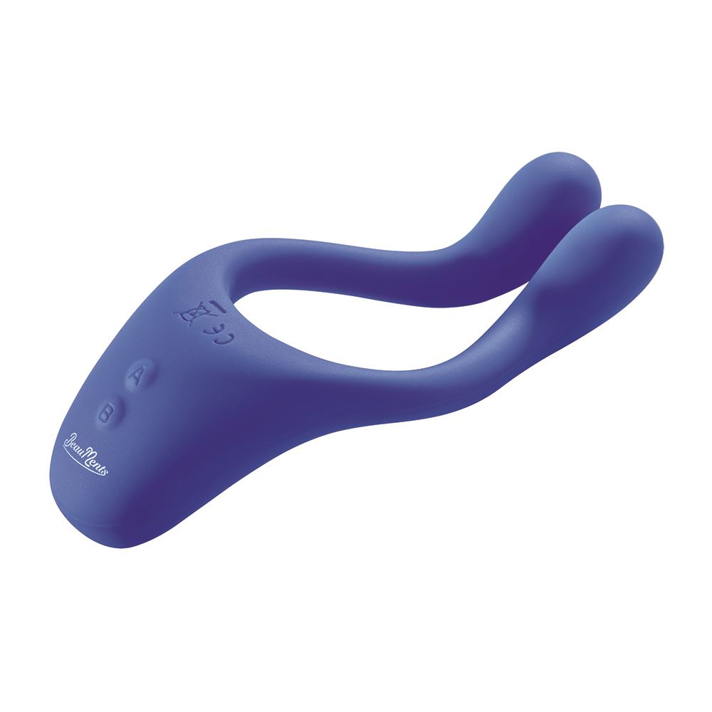 Doppio 2.0 Couples Vibrator with wireless remote control – Blue *FOR UK SALE ONLY*