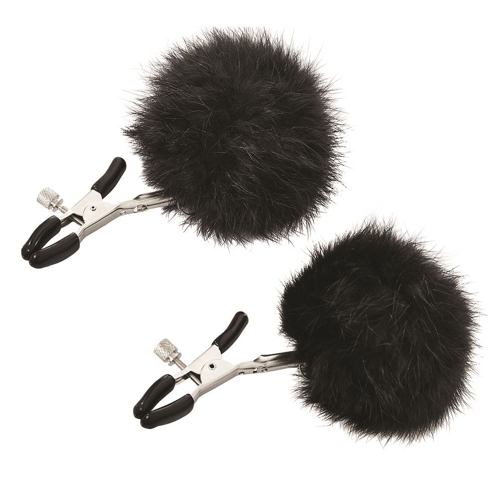 Sincerely Fur Nipple Clips – Black
