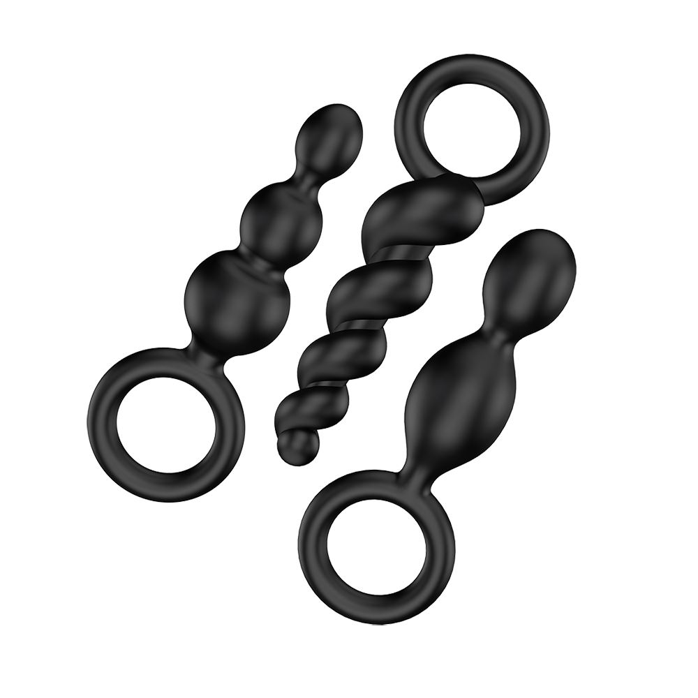 Satisfyer Plugs – Black (Booty Call – Black)