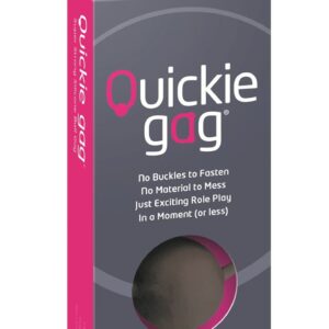 Quickie Gag Medium Ball - Black