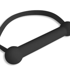Quickie Gag Mouth Bit - Black (One Size)