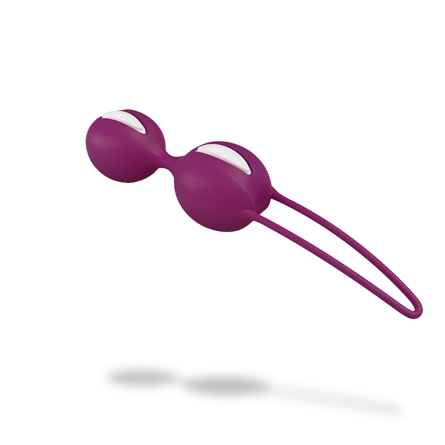 Fun Factory Smartballs Duo - White/Grape - Kegel Ball