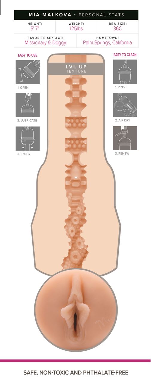 Fleshlight Girls – Mia Malkova Lvl Up