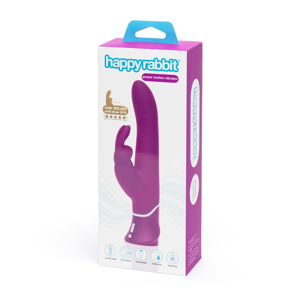 Happy Rabbit Curve Power Motion Rabbit Vibrator Purple