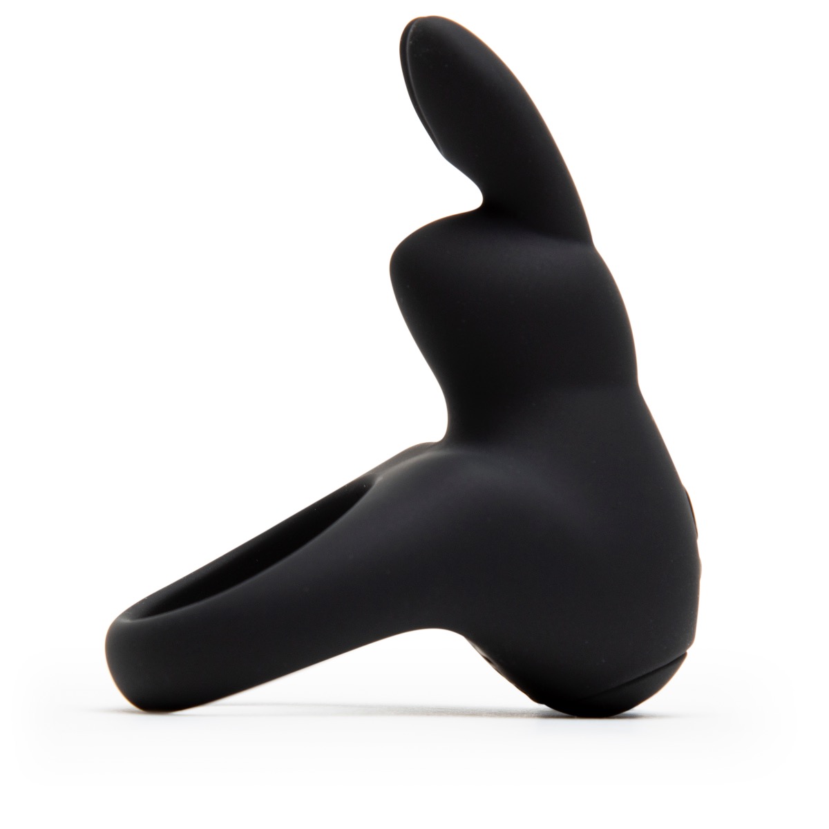 Happy Rabbit Rechargeable Vibrating Rabbit Cock Ring – Black