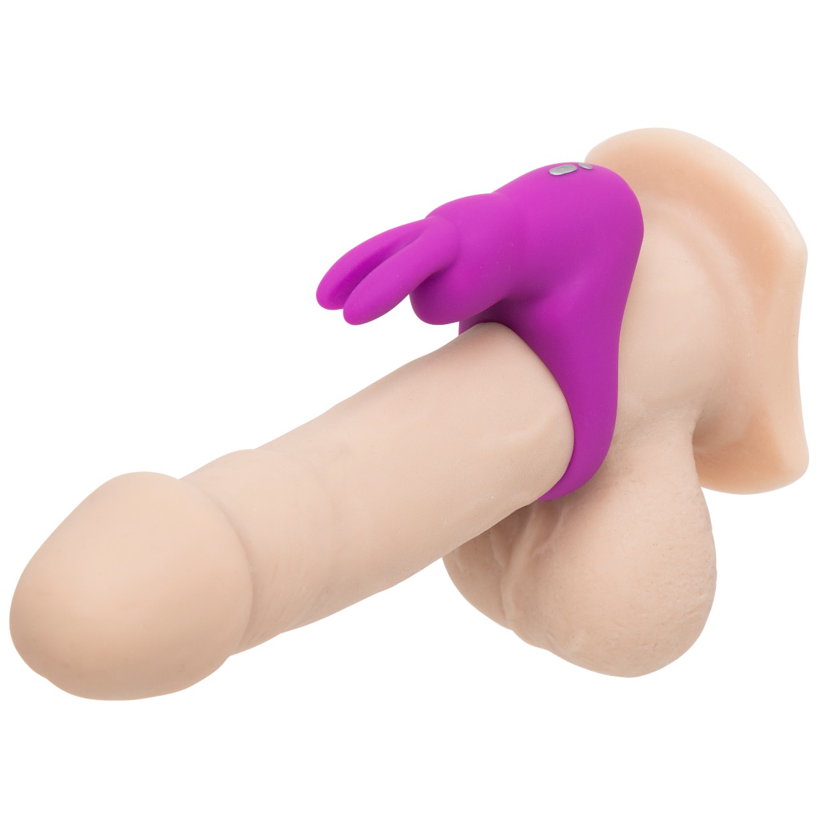 Happy Rabbit Rechargeable Vibrating Rabbit Cock Ring – Purple