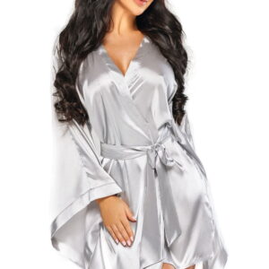 Beauty Night BN6665 Samira Peignoir Silver