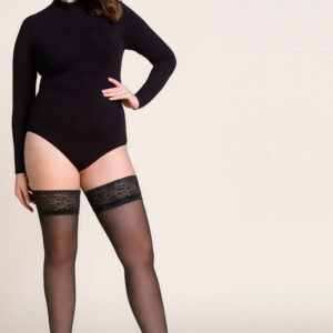 Gabriella Plus Calze 164 Hold Ups Black