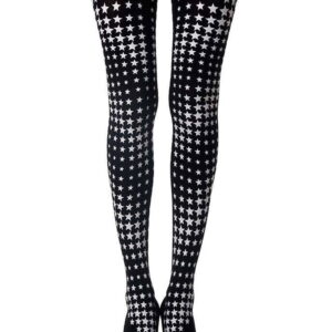 Zohara Diamonds in the Sky" Print Tights"
