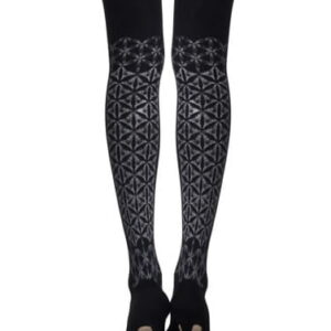 Zohara Frozen Shapes" Print Tights"