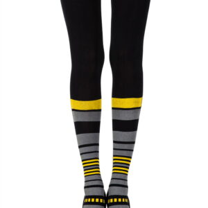 Zohara "It's Britney" Black Print Tights