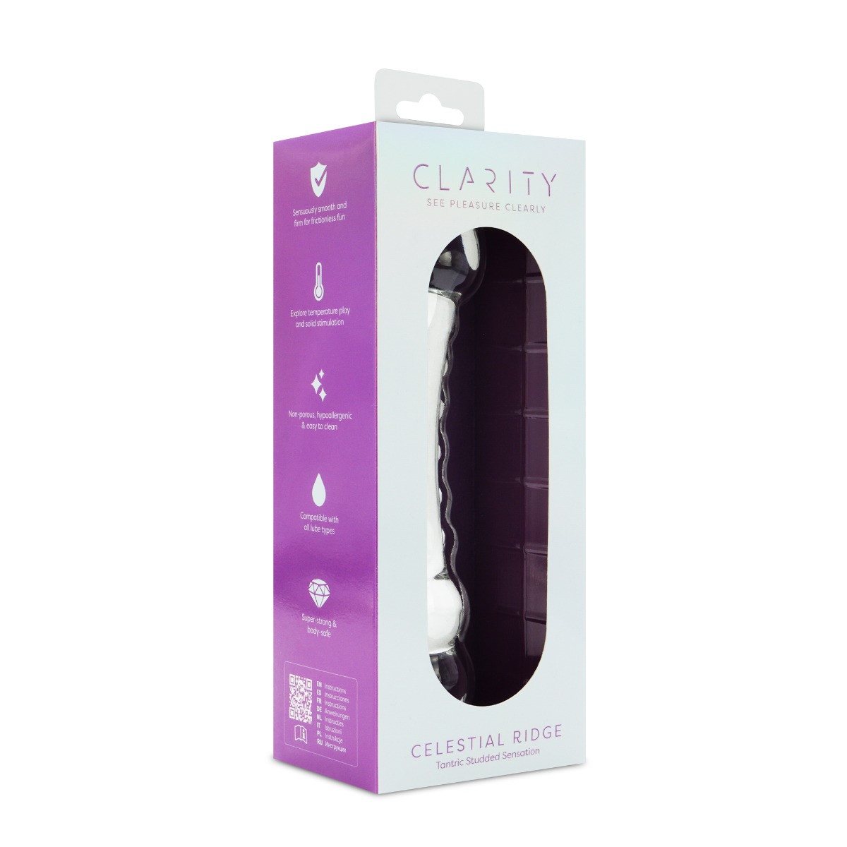 Clarity – Glass Dildo – Celestial Ridge