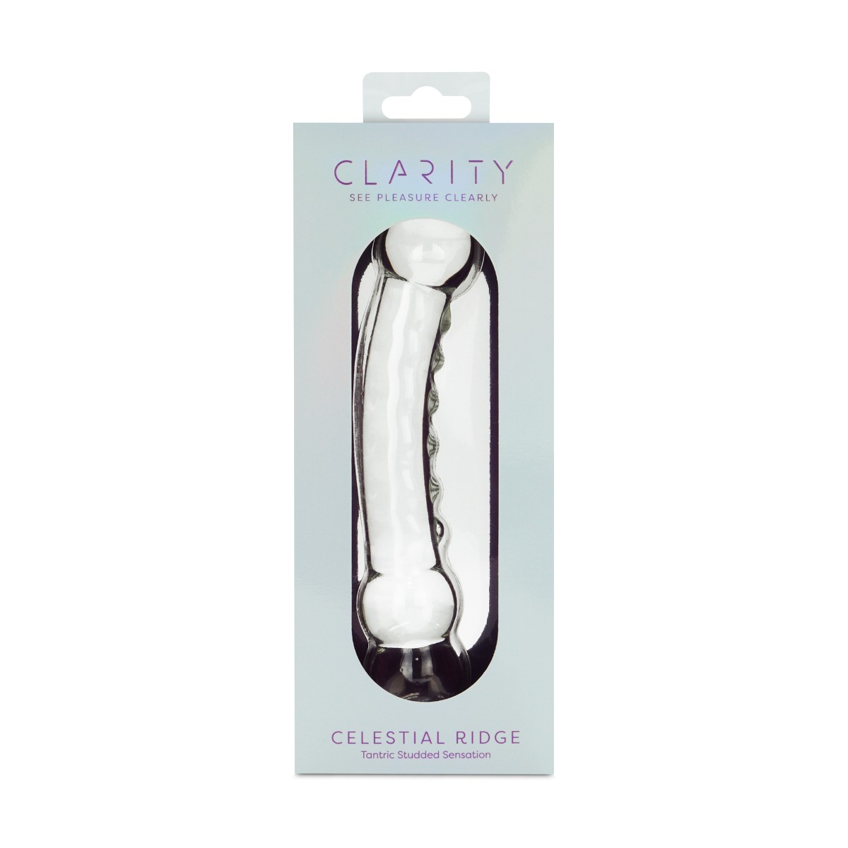 Clarity - Glass Dildo - Celestial Ridge