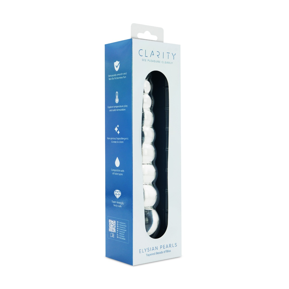 Clarity – Glass Dildo – Elysian Pearls