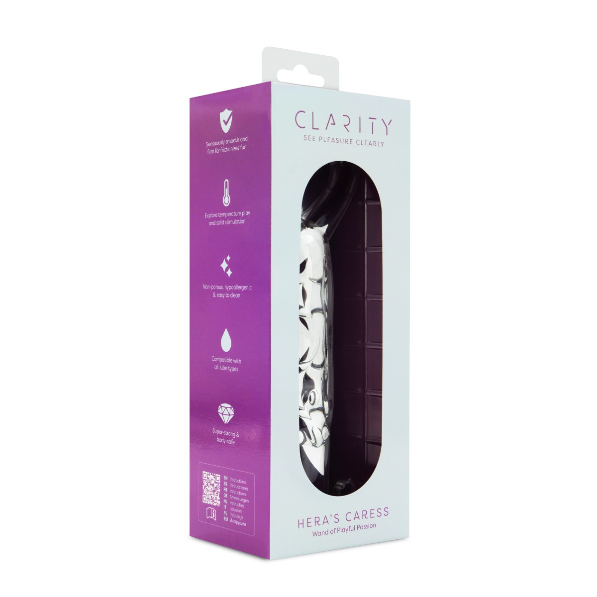 Clarity – Glass Dildo – Hera’s Caress