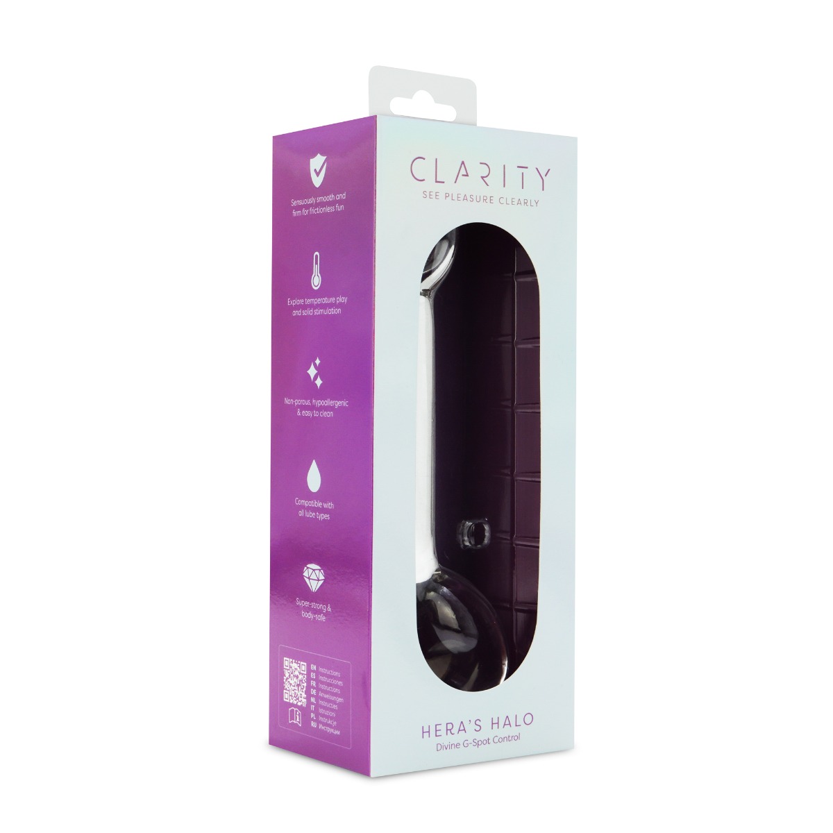 Clarity – Glass Dildo – Hera’s Halo