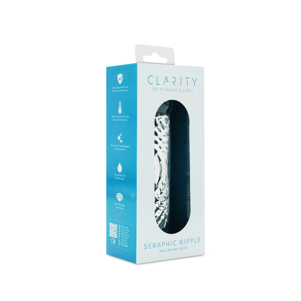 Clarity – Glass Dildo – Seraphic Ripple