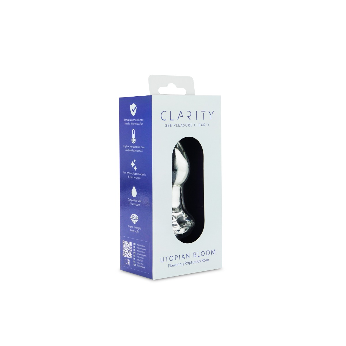 Clarity – Glass Dildo – Utopian Bloom