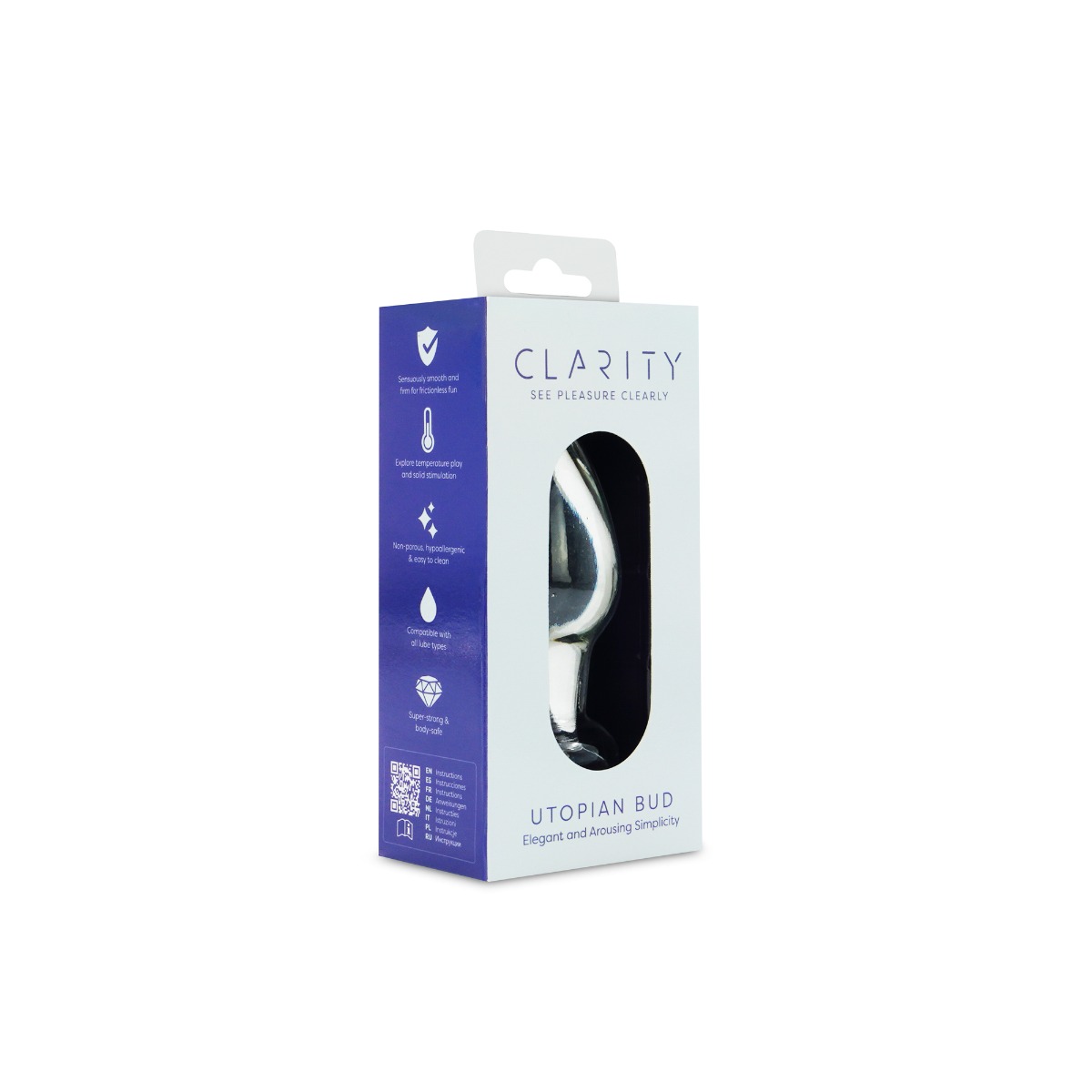 Clarity – Glass Dildo – Utopian Bud