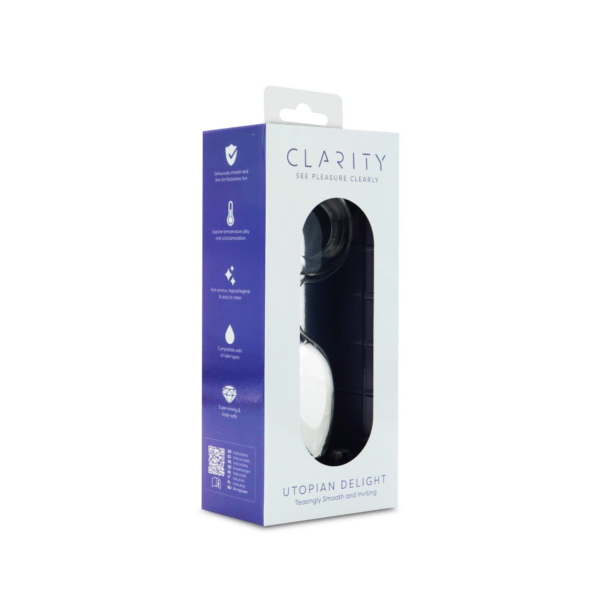 Clarity – Glass Dildo – Utopian Delight