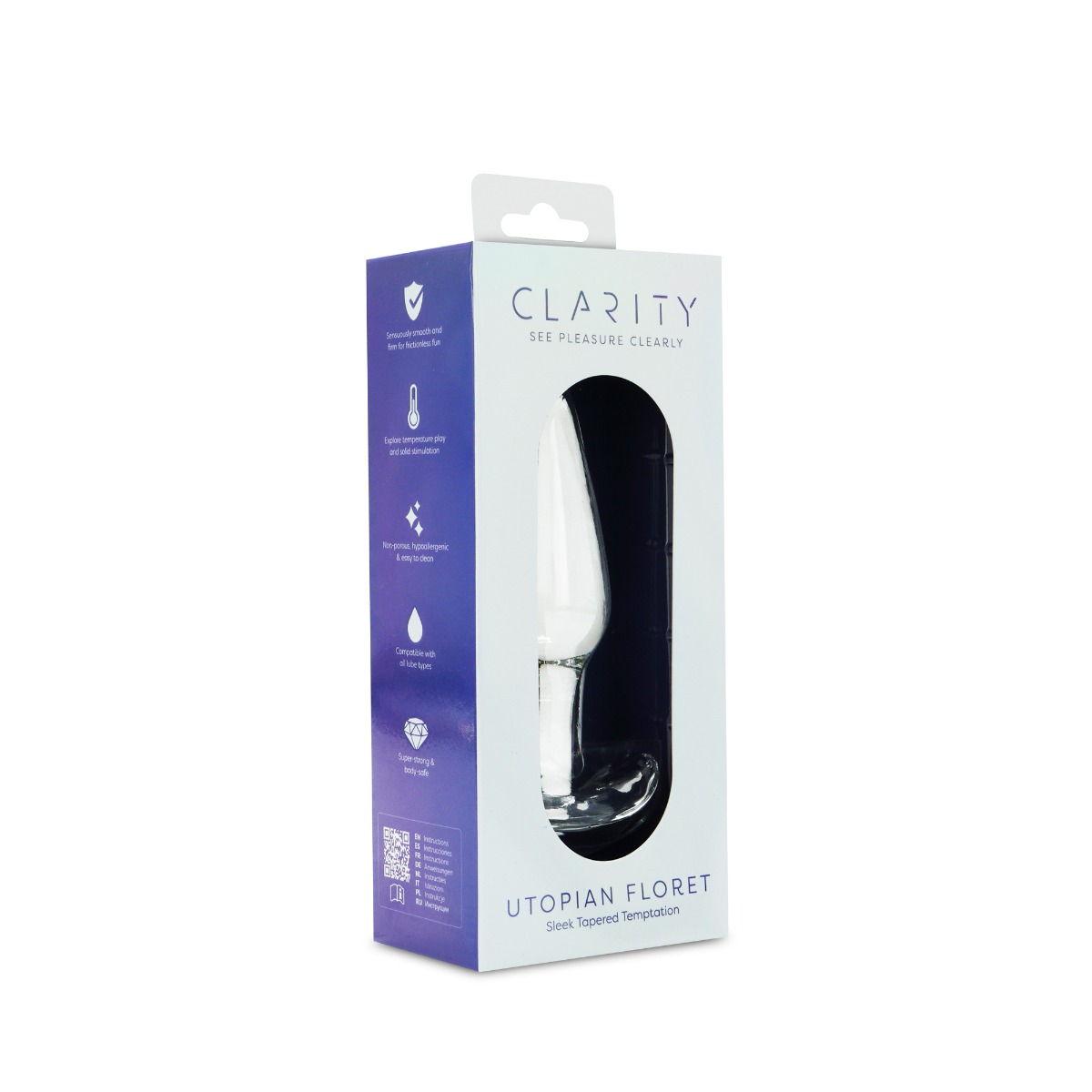 Clarity – Glass Dildo – Utopian Floret