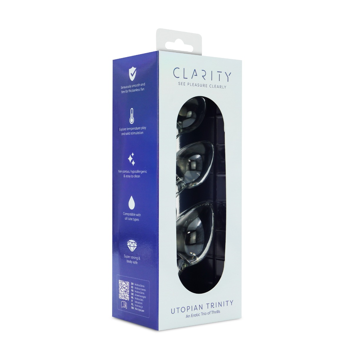 Clarity – Glass Dildo – Utopian Trinity