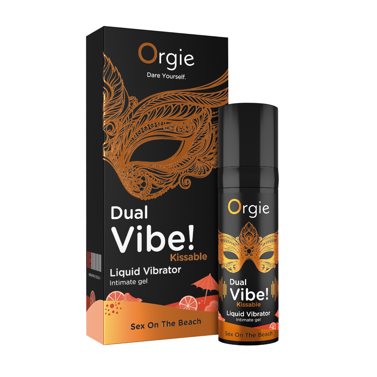 Orgie Dual Vibe - Kissable Liquid Vibrator - Sex On The Beach