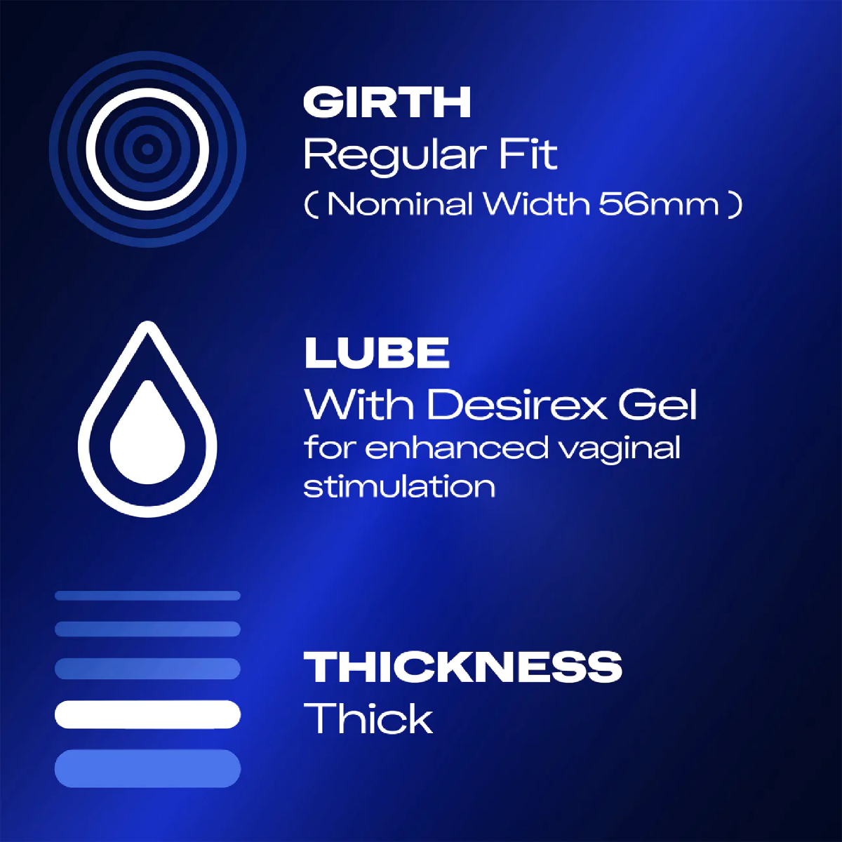 Durex Intense Condoms 12’s