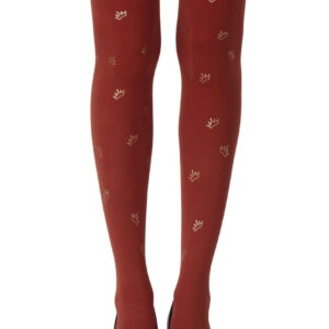 Zohara "Royal Treatment" Rust Print Tights