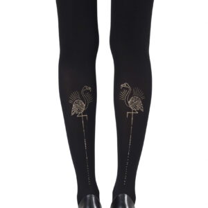 Zohara "Miami Night" Black Tights