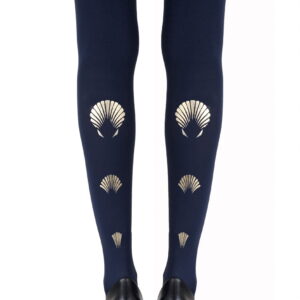 Zohara "What The Shell" Gold Print Tights