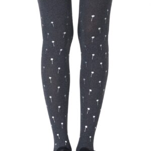 Zohara "Palm Beach" Heather Grey Tights