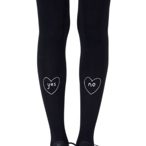 Zohara "So Call Me Maybe" Black Tights