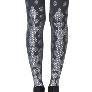 Zohara "Queen Bee" Silver Tights