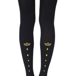 Zohara "Top Gun" Yellow Print Tights