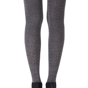 Zohara "Party Starter" Grey Tights