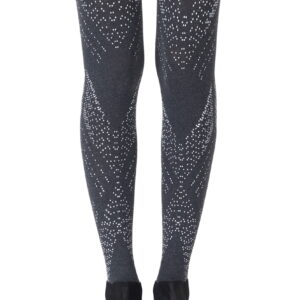 Zohara "You're My Darling Angle" Heather Grey Tights