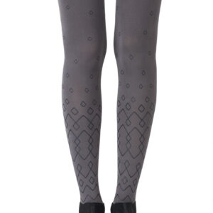 Zohara "Diamonds Are Forever" Grey Tights