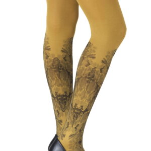 Zohara "Totally Tulip" Mustard Tights