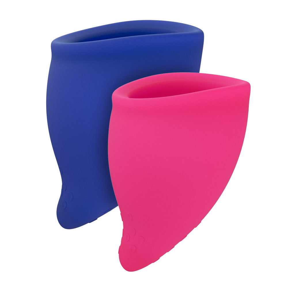 Fun Factory Fun Cup Explore Kit Pink and Ultramarine - Menstrual Cups