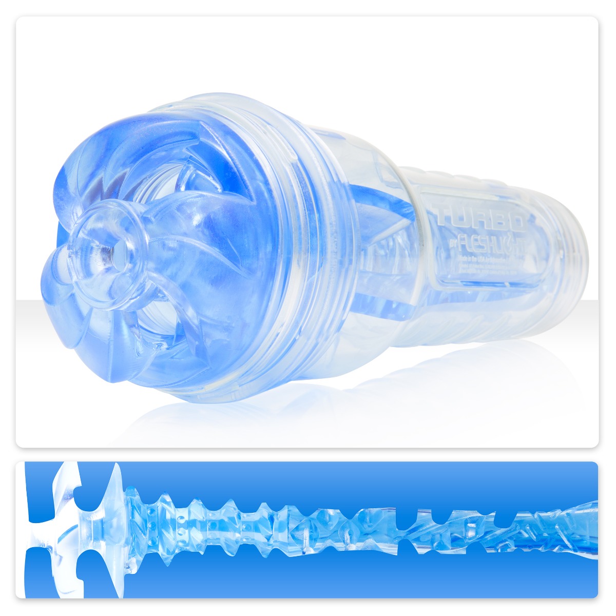Fleshlight Turbo – Blue Ice Texture Thrust