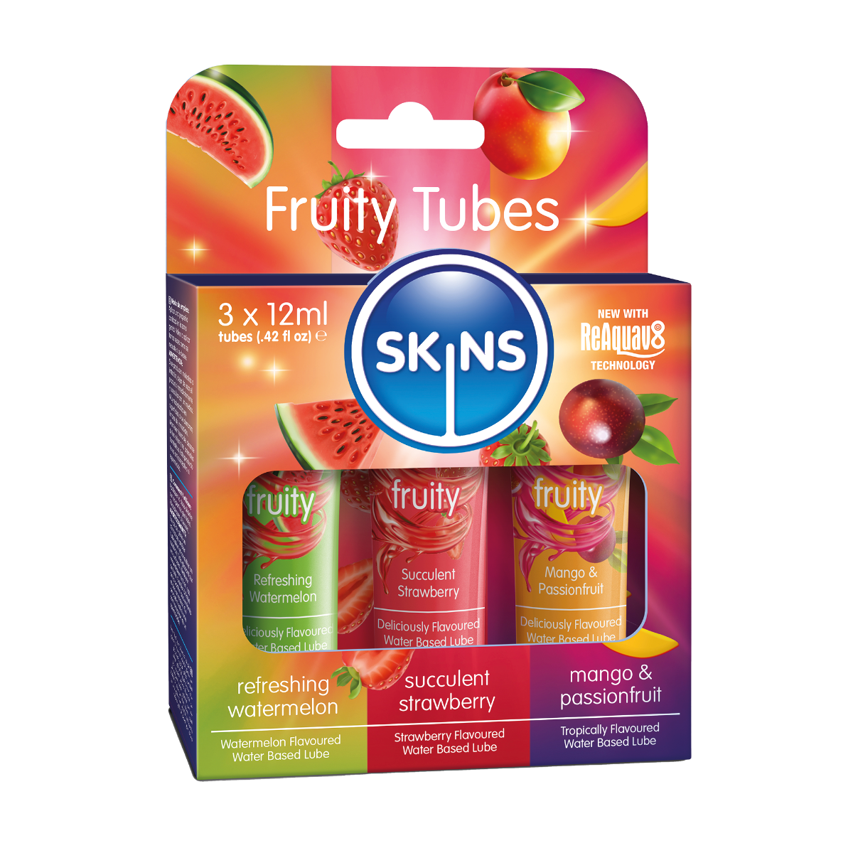 Skins 12ml Sampler Tubes – Fruity 3pk