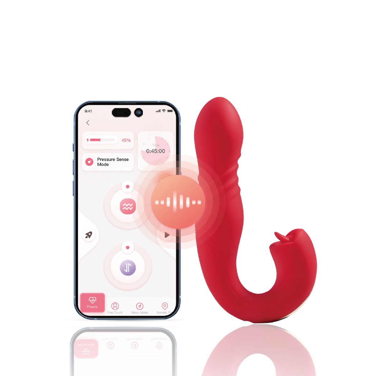 Honey Play Box – Joi Thrust 2 – Thrusting G Spot Vibrator & Tongue Clit Licker (App Controlled  Pressure Sensing)