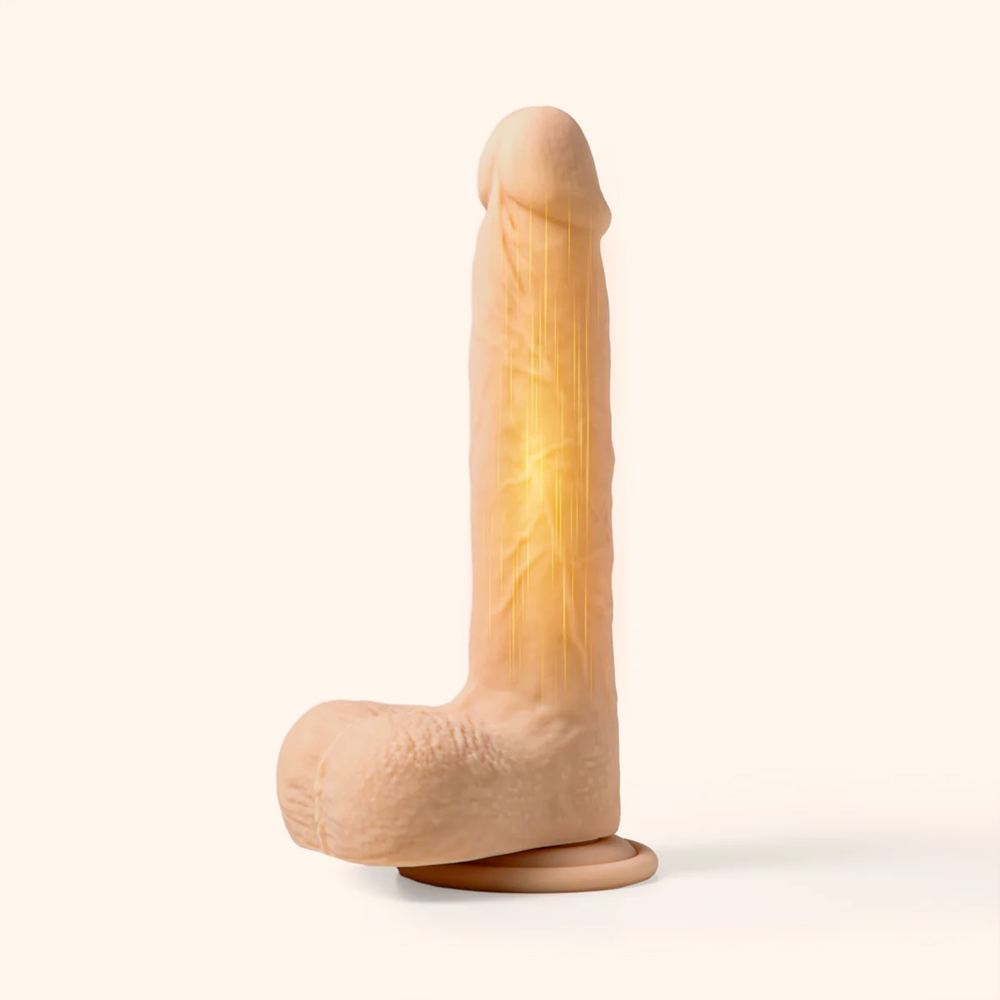 Honey Play Box – Luis – Real Thrusting Dildo with Clit Licker  8.5″ (App Controlled)
