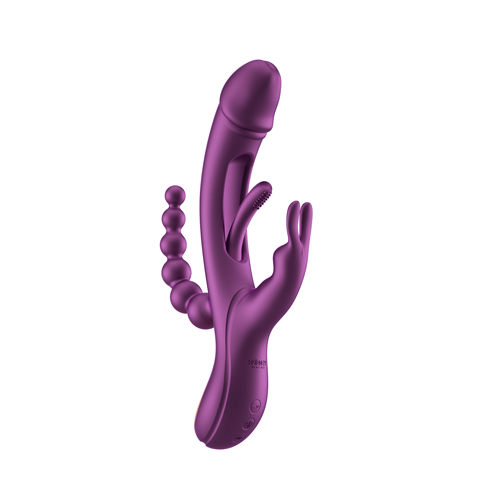 Honey Play Box – Trilux – Kinky Finger Rabbit Vibrator with Anal Beads