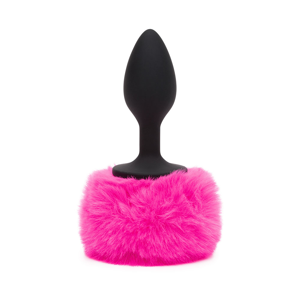Happy Rabbit Butt Plug Large – Black/Pink
