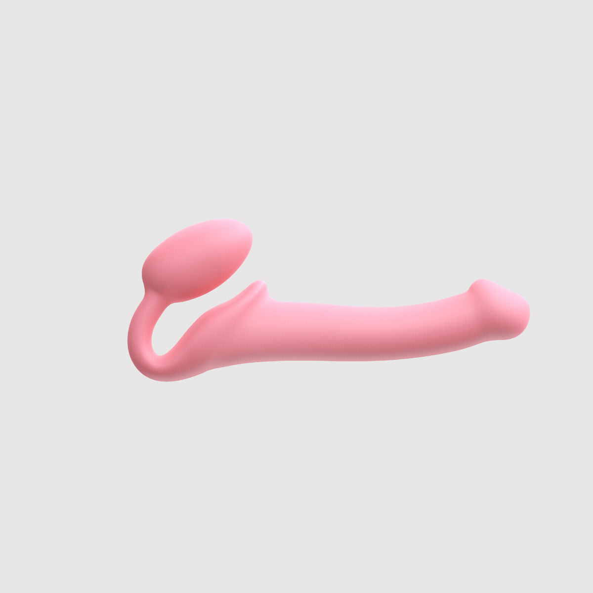 Strap On Me - Silicone Bendable Strap-On - S - Pastel Pink