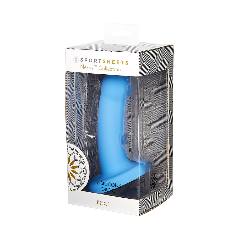 Sportsheets Merge Collection – Jinx – 5″ Solid Silicone Dildo