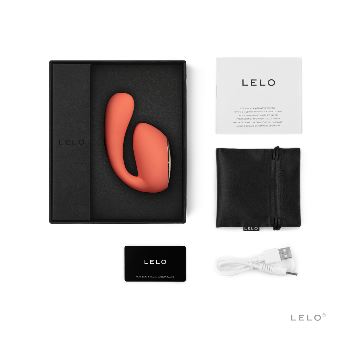 Lelo Ida Wave – Coral Red